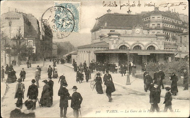 La station du "Petit Train" porte Maillot