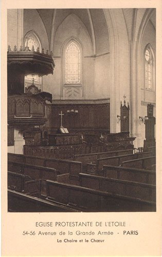 Croisée  du transept en 1920