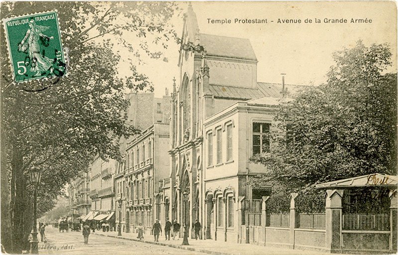 Angle de l'avenue avec la rue Denis Poisson